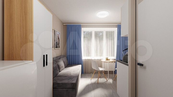 Квартира-студия, 12,7 м², 6/9 эт.