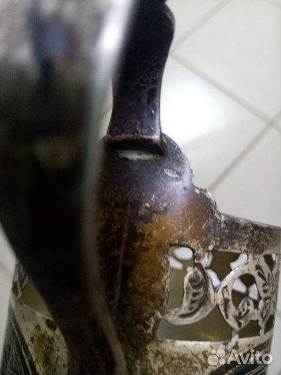 Подстаканник серебро кубачи 875