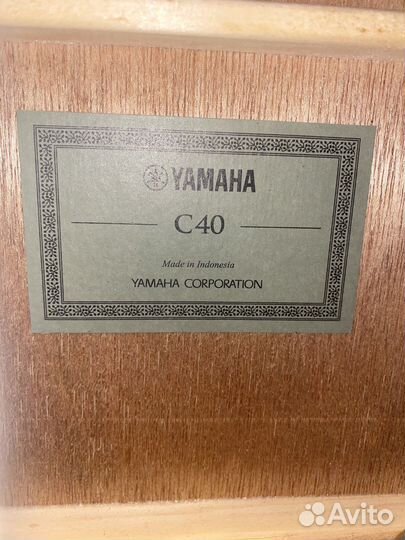 Гитара yamaha c40