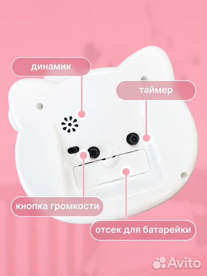 Будильник часы hello kitty в детскую