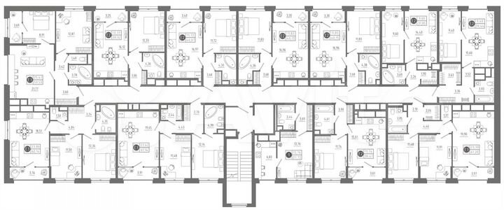1-к. квартира, 40,1 м², 3/10 эт.