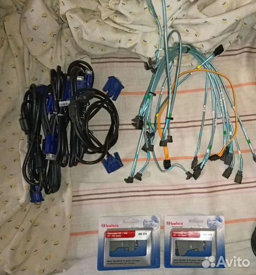 Кабели питания, SATA, переходники