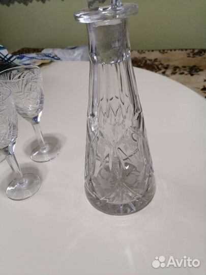 Графин с рюмками хрусталь СССР