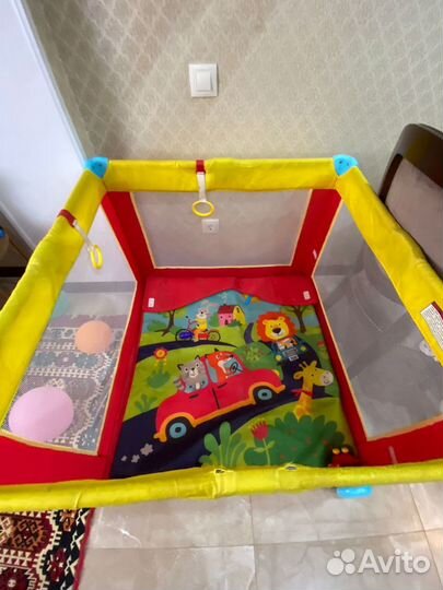 Манеж Babyton Red-Yellow