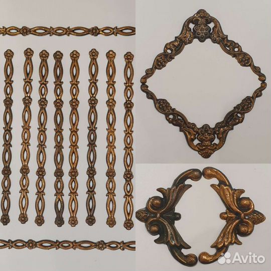 Декоративные мини-планки,уголки, винтаж