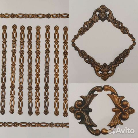 Декоративные мини-планки,уголки, винтаж