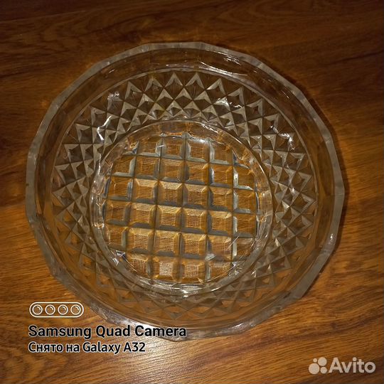 Хрустальные вазы салатники