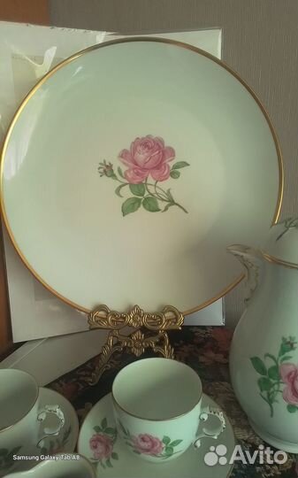 Сервиз роза Германия Фюстенберг
