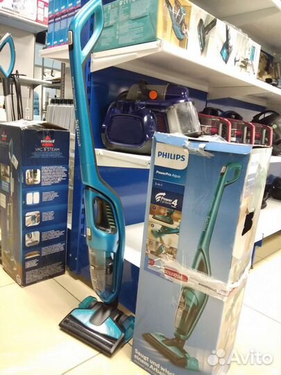 Вертикальный пылесос philips