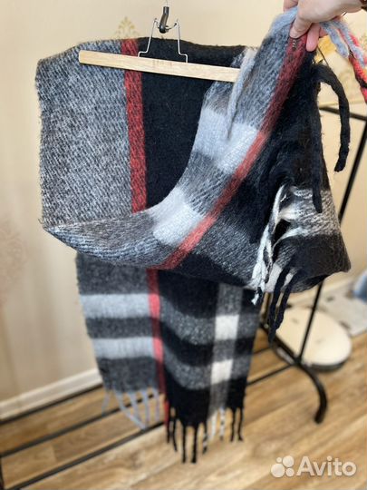 Шарф палантин теплый