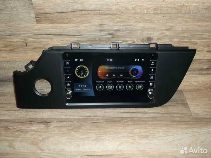 Магнитола Kia Rio 4 Android с физическими кнопками