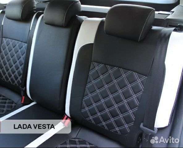 Авточехлы экокожа / алькантара