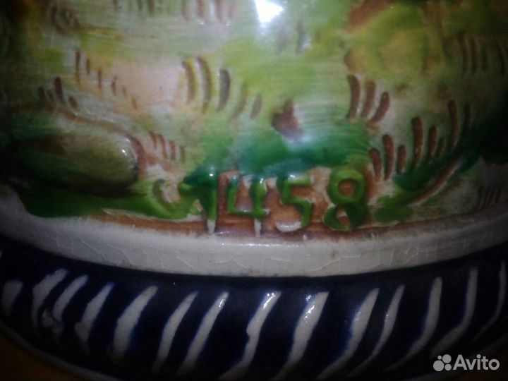 Антикварная пивная кружка 2 литра Германия