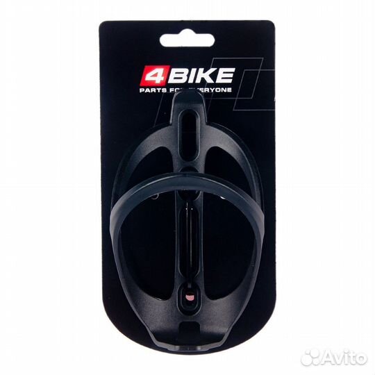 Флягодержатель, пластик 4bike 045, чёрный, в инд