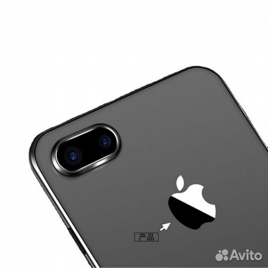 Наклейка яблоко на iPhone