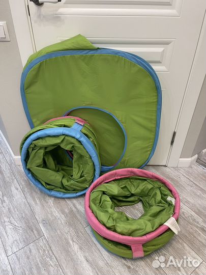 Детская игровая палатка с двумя тоннелям IKEA