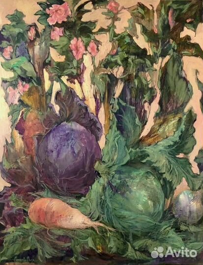 Картина маслом на холсте натюрморт