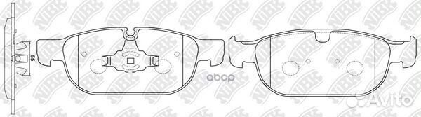 Колодки тормозные дисковые PN0696 NiBK