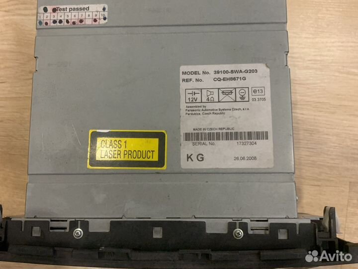 Магнитола для Хонда CRV