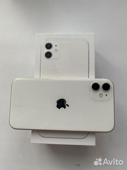 11 128GB белый в идеальном состоянии