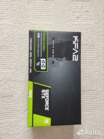 Видеокарта KFA2 GeForce GTX 1650 X Black