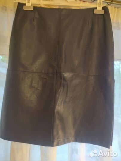 Кожаная юбка