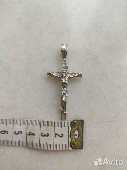 Серебряный крестик 925 пробы