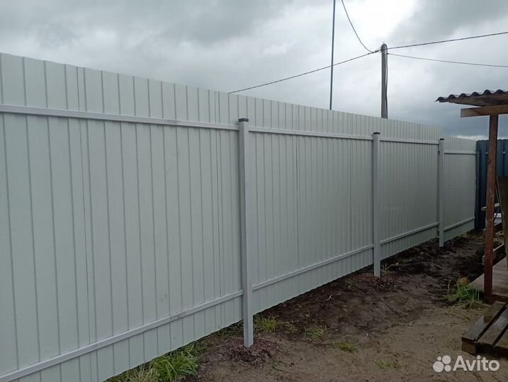 Забор из профнастила
