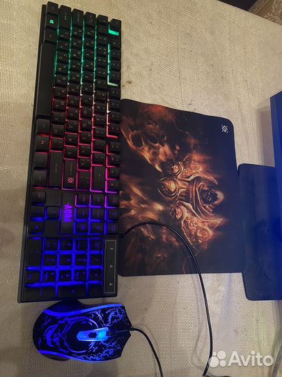 Rgb мышка+клавиатура+коврик