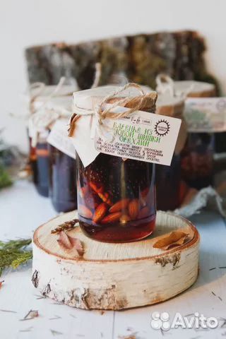 Варенье из сосновой шишки с кедровым орехом, 120 г