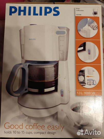 Кофеварка капельная Philips HD 7448 (Новая)