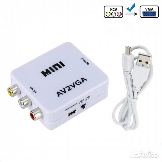 Переходник RCA ——- VGA