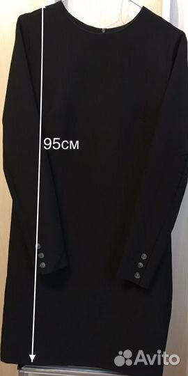 Платье чёрное 42