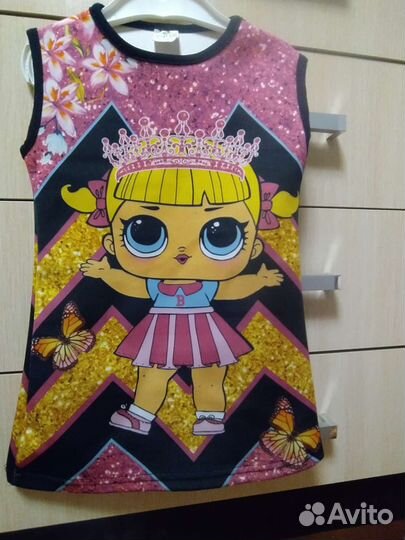 Платье для девочки 92