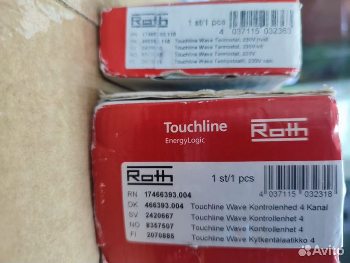 Комнатные регуляторы roth touchline