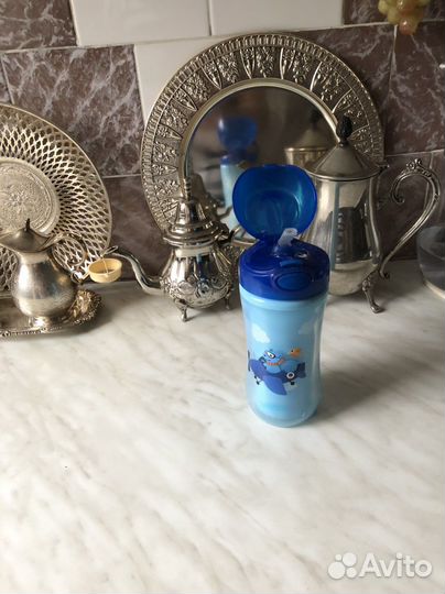 Детская бутылка с трубкой