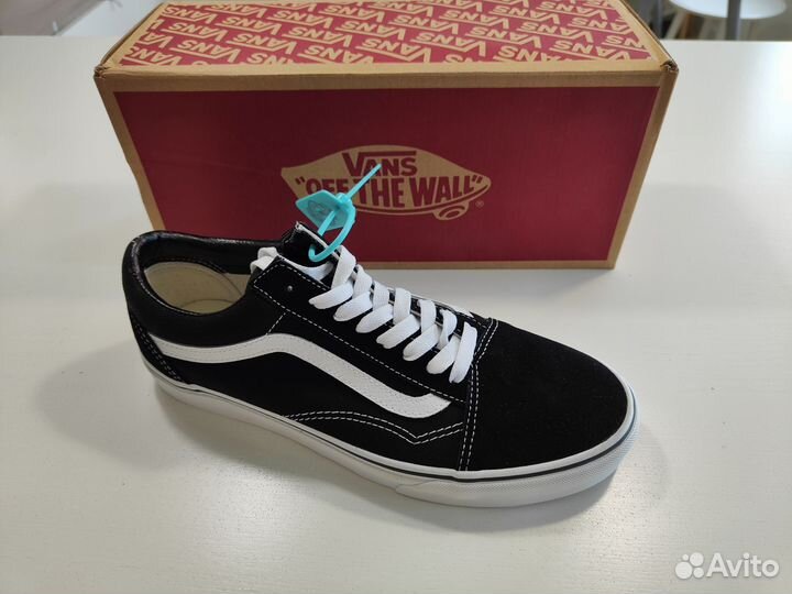 Кеды vans old skool чёрно-белые