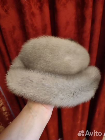 Шапка норковая женская
