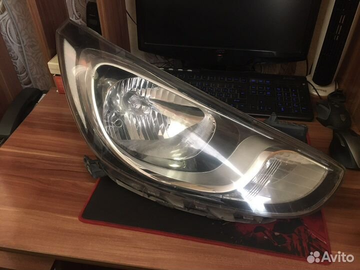Hyundai solaris фара