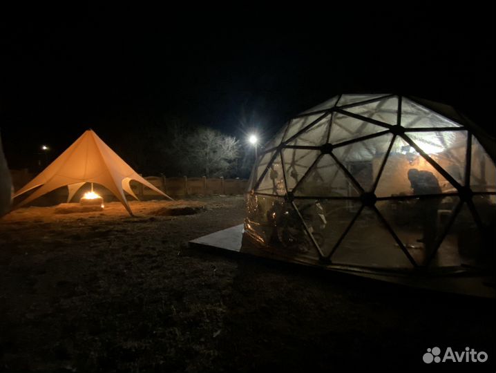 Геокупол для глемпинга