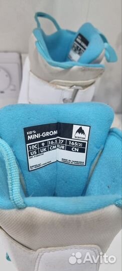 Ботинки для сноуборда burton детские