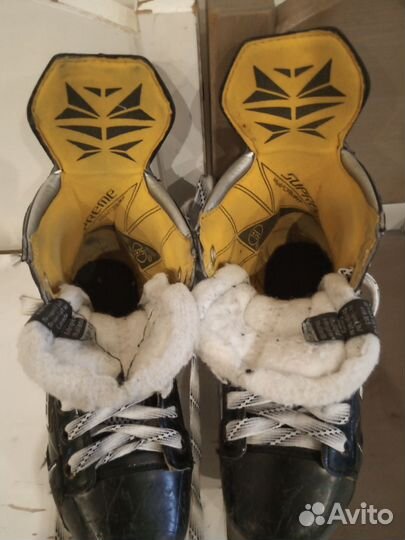 Коньки хоккейные детские bauer 31,5 размер