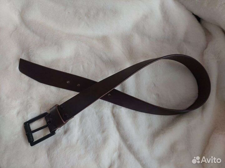 Мужской кожаный ремень ручной работы