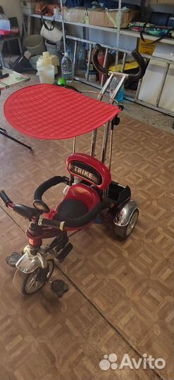 Детский велосипед с ручкой