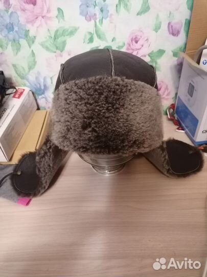 Шапка ушанка antar кролик