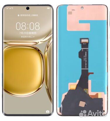 Дисплей для Huawei P50 Pro тачскрин черный OEM