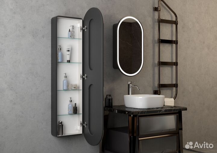 Зеркало шкаф с подсветкой