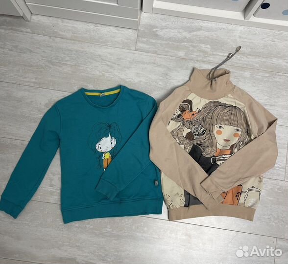 Вещи пакетом на девочку 128 (16 вещей)