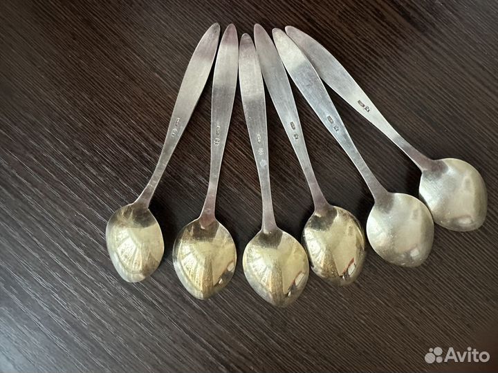 Серебряные ложки СССР 916 звезда Эстония