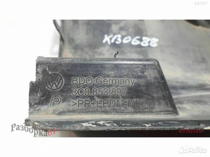 Накладка порога volkswagen passat B6 Задняя левая